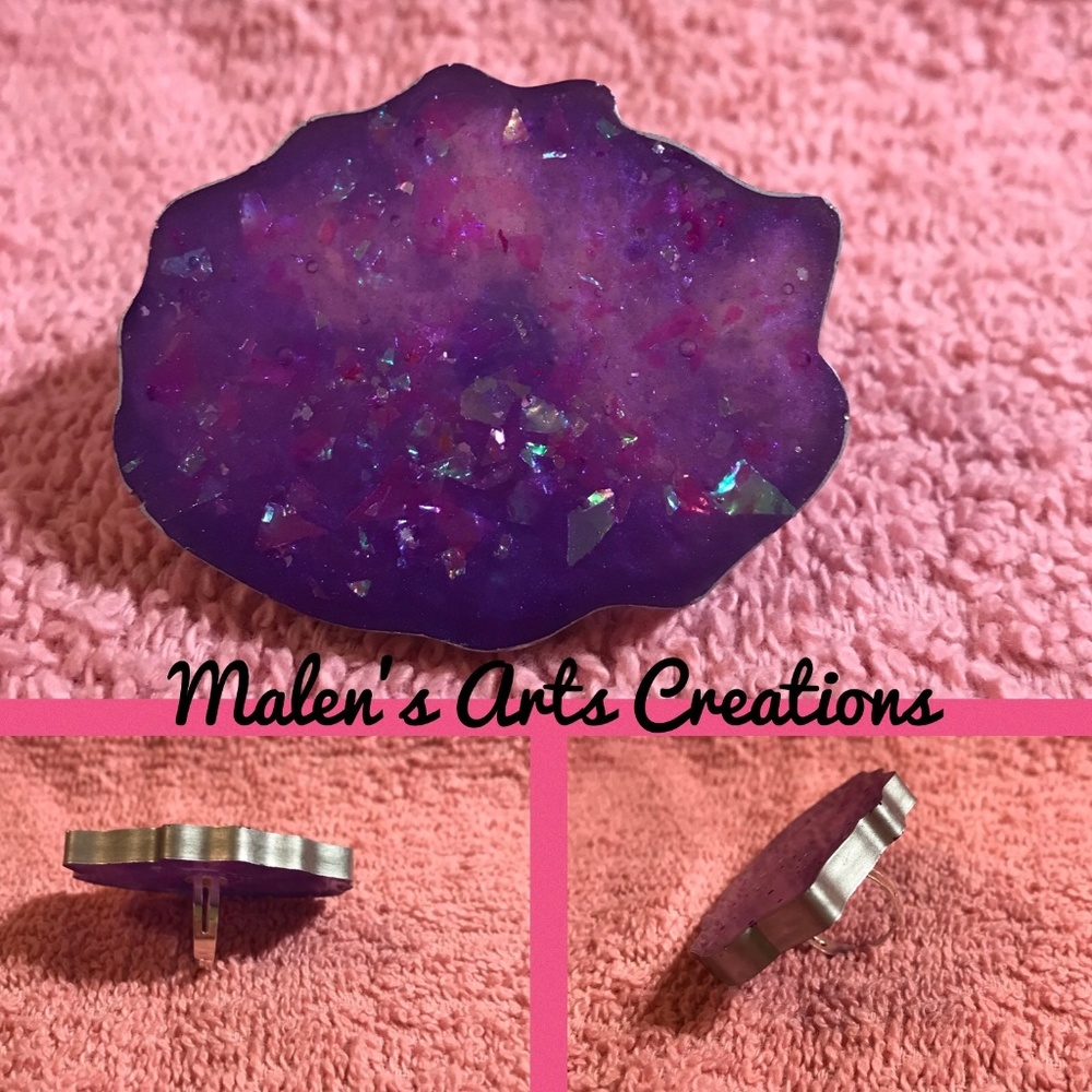 Sortija de Paleta de diseños de uñas.